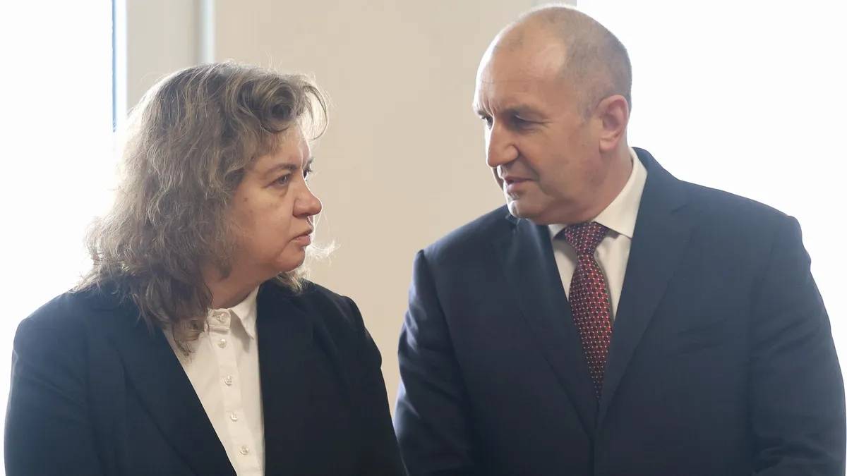 Наталия Киселова и Румен Радев Наталия Киселова и Румен Радев
